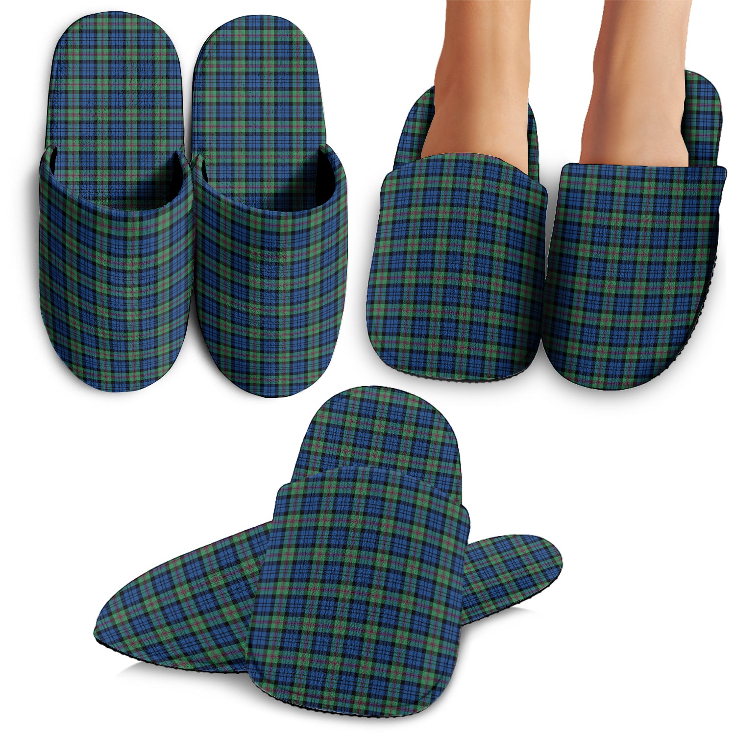 Baird Ancient Tartan Home Slippers - Tartanvibesclothing