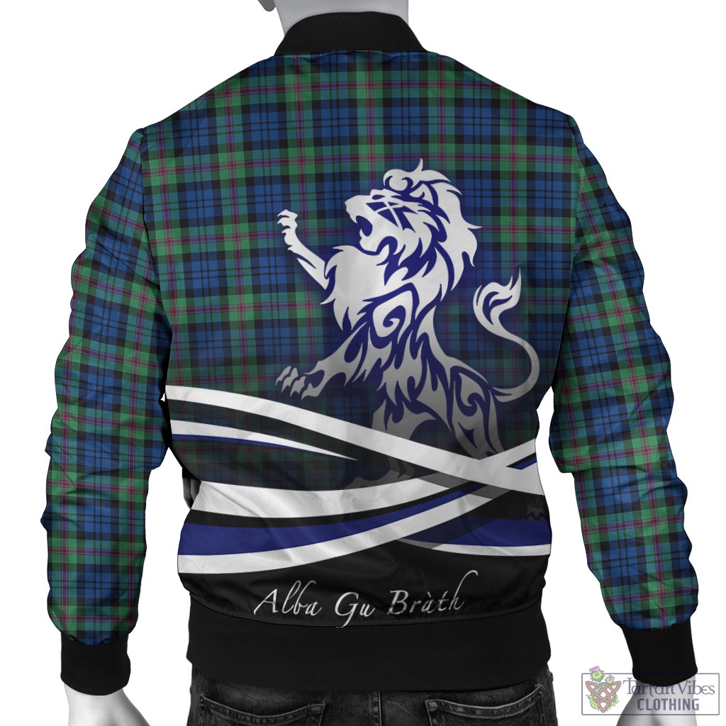 Tartan Vibes Clothing Baird Ancient Tartan Bomber Jacket with Alba Gu Brath Regal Lion Emblem