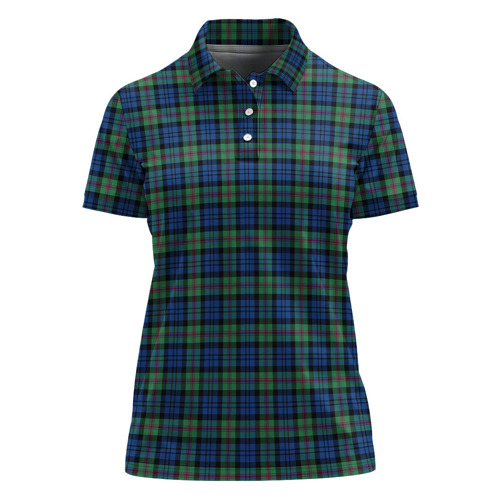 Baird Ancient Tartan Polo Shirt For Women - Tartanvibesclothing