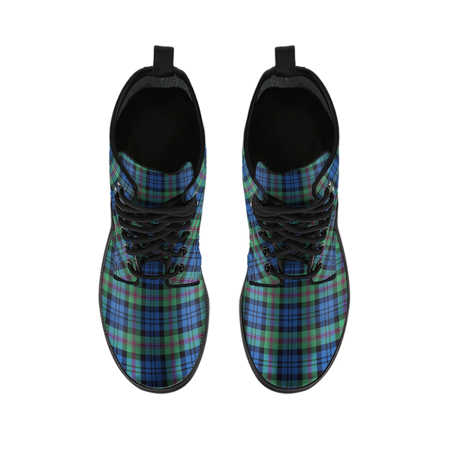 Baird Ancient Tartan Leather Boots - Tartanvibesclothing