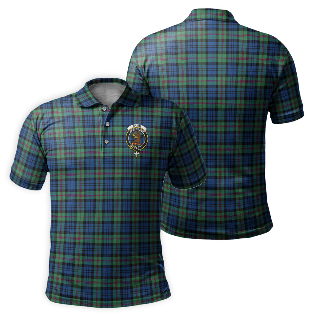 Baird Ancient Tartan Men's Polo Shirt with Family Crest - Tartan Vibes Clothing