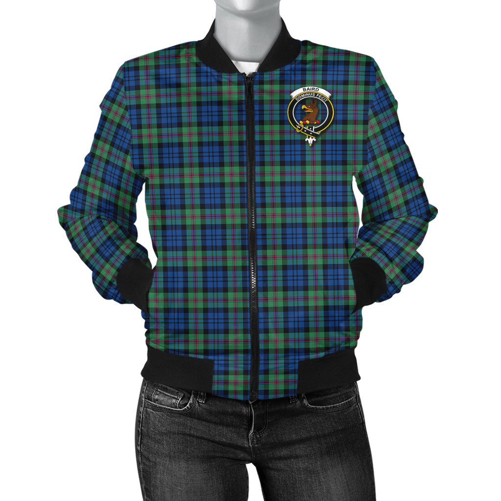 Baird Ancient Tartan Bomber Jacket with Family Crest - Tartanvibesclothing