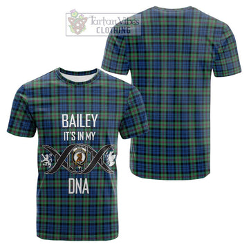 Baird Ancient Tartan Cotton T-shirt with Family Crest DNA In Me Style