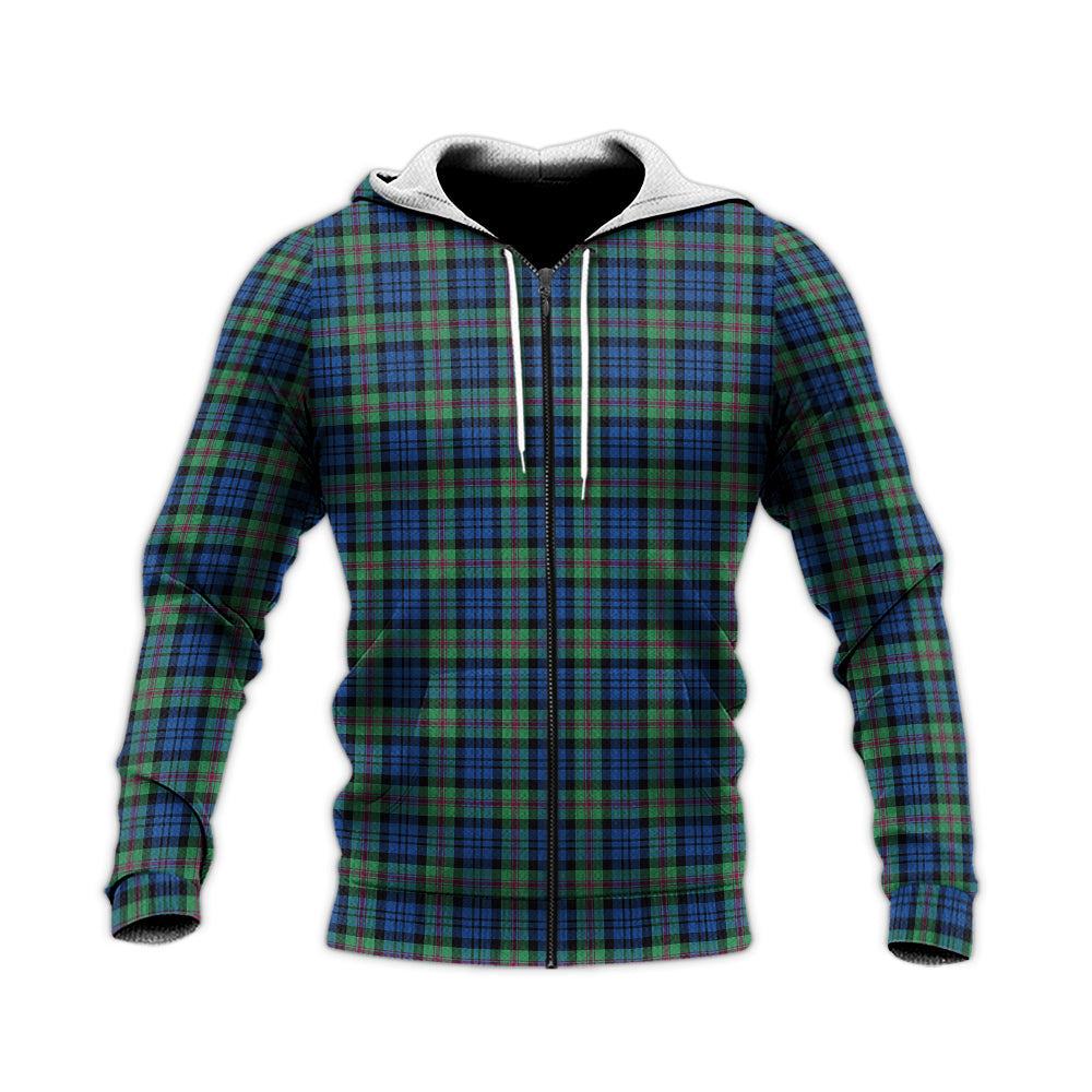 Baird Ancient Tartan Knitted Hoodie Unisex Knitted Zip Hoodie - Tartanvibesclothing