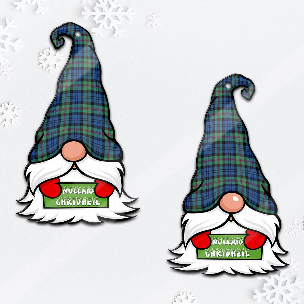 Baird Ancient Gnome Christmas Ornament with His Tartan Christmas Hat - Tartan Vibes Clothing