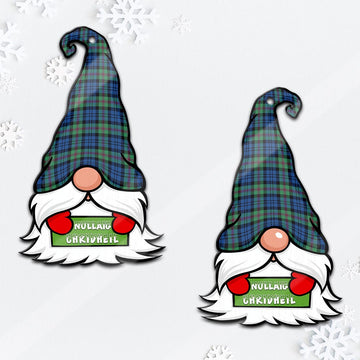 Baird Ancient Gnome Christmas Ornament with His Tartan Christmas Hat