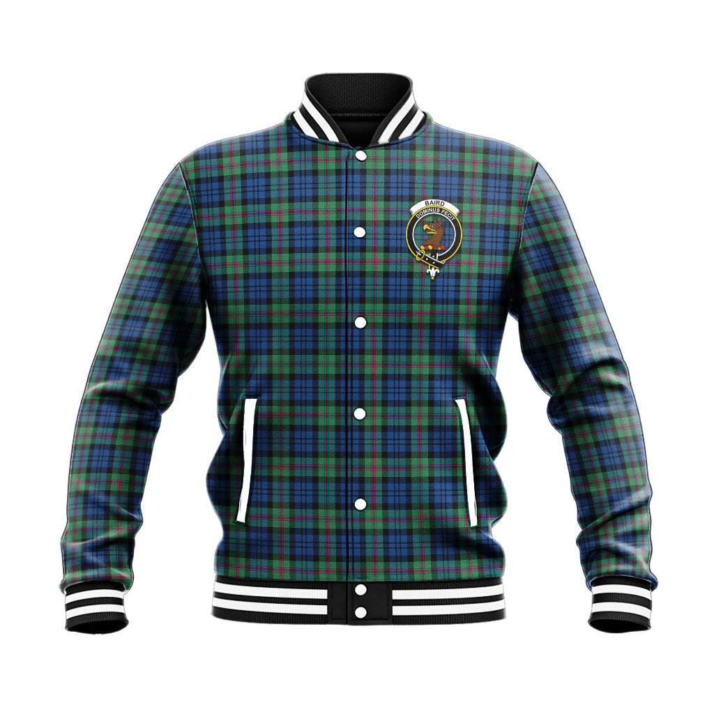 Baird Ancient Tartan Baseball Jacket with Family Crest - Tartan Vibes Clothing