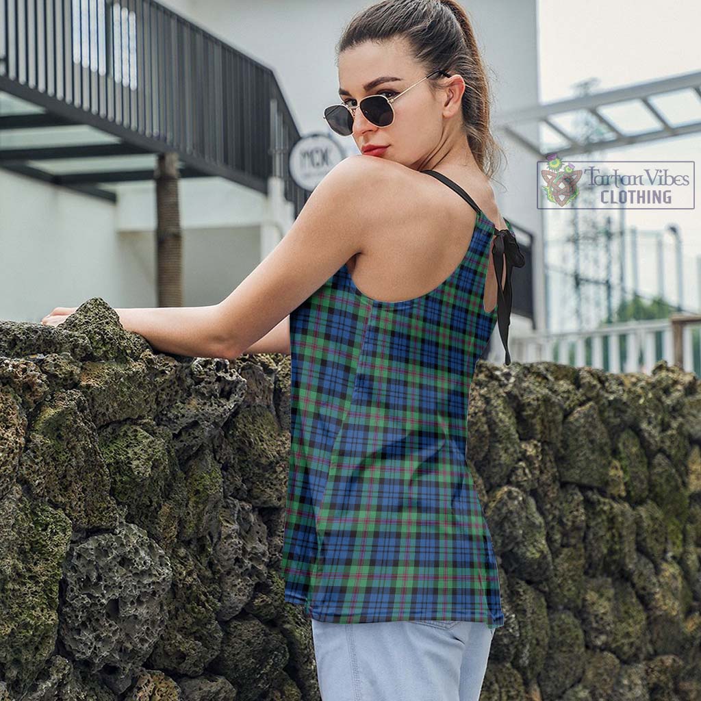 Tartan Vibes Clothing Baird Ancient Tartan Loose Halter Neck Camisole