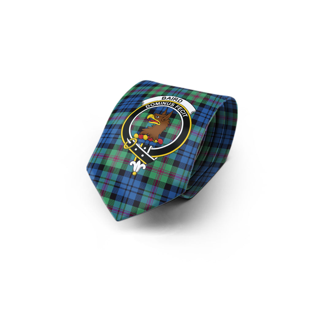 Baird Ancient Tartan Classic Necktie with Family Crest - Tartan Vibes Clothing