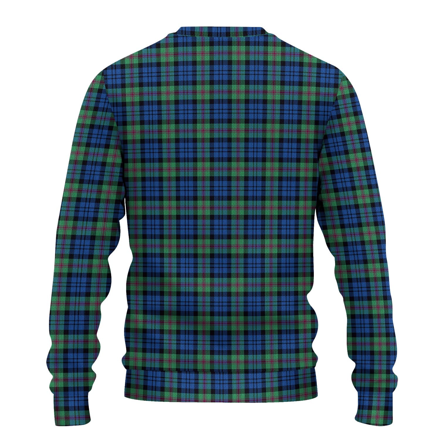 Baird Ancient Tartan Knitted Sweater with Family Crest - Tartanvibesclothing