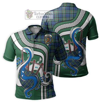 Baird Ancient Tartan Polo Shirt with Epic Bagpipe Style