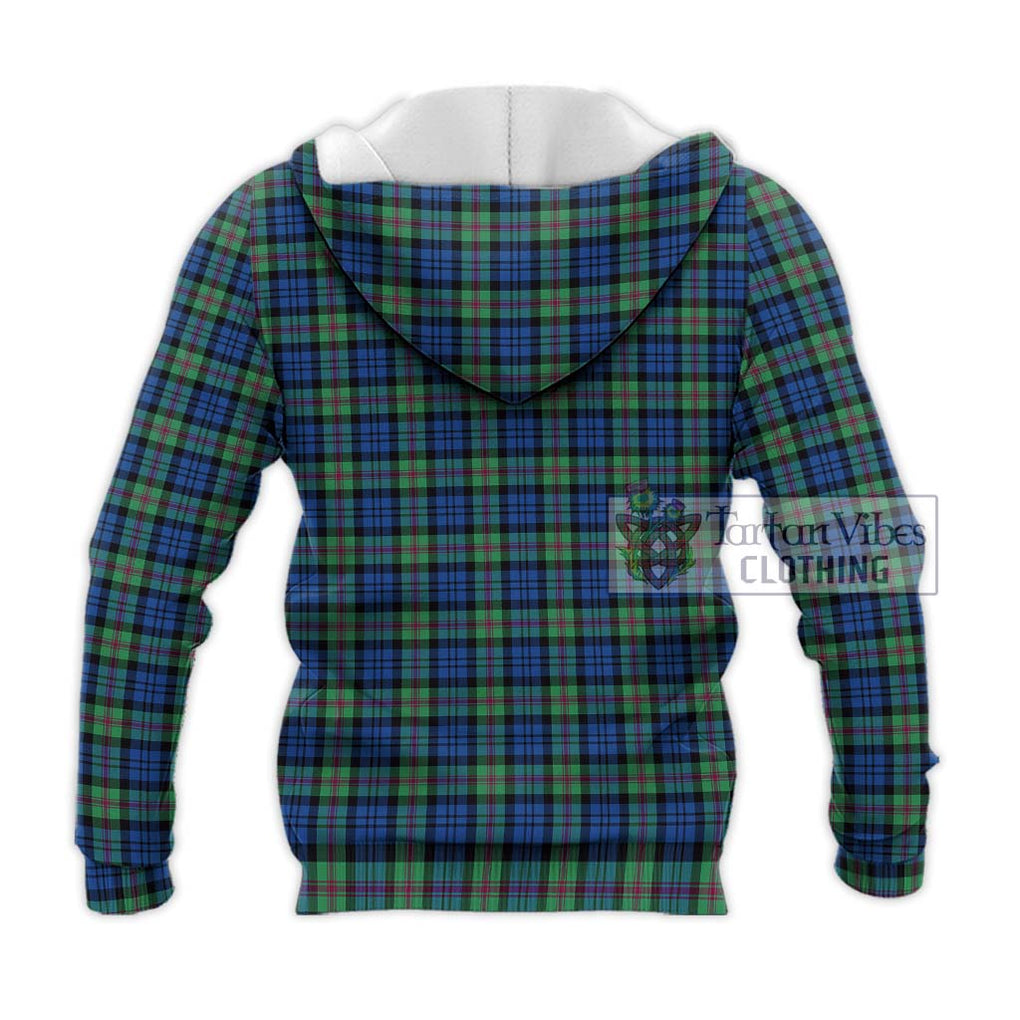 Baird Ancient Tartan Knitted Hoodie with Family Crest DNA In Me Style - Tartanvibesclothing Shop