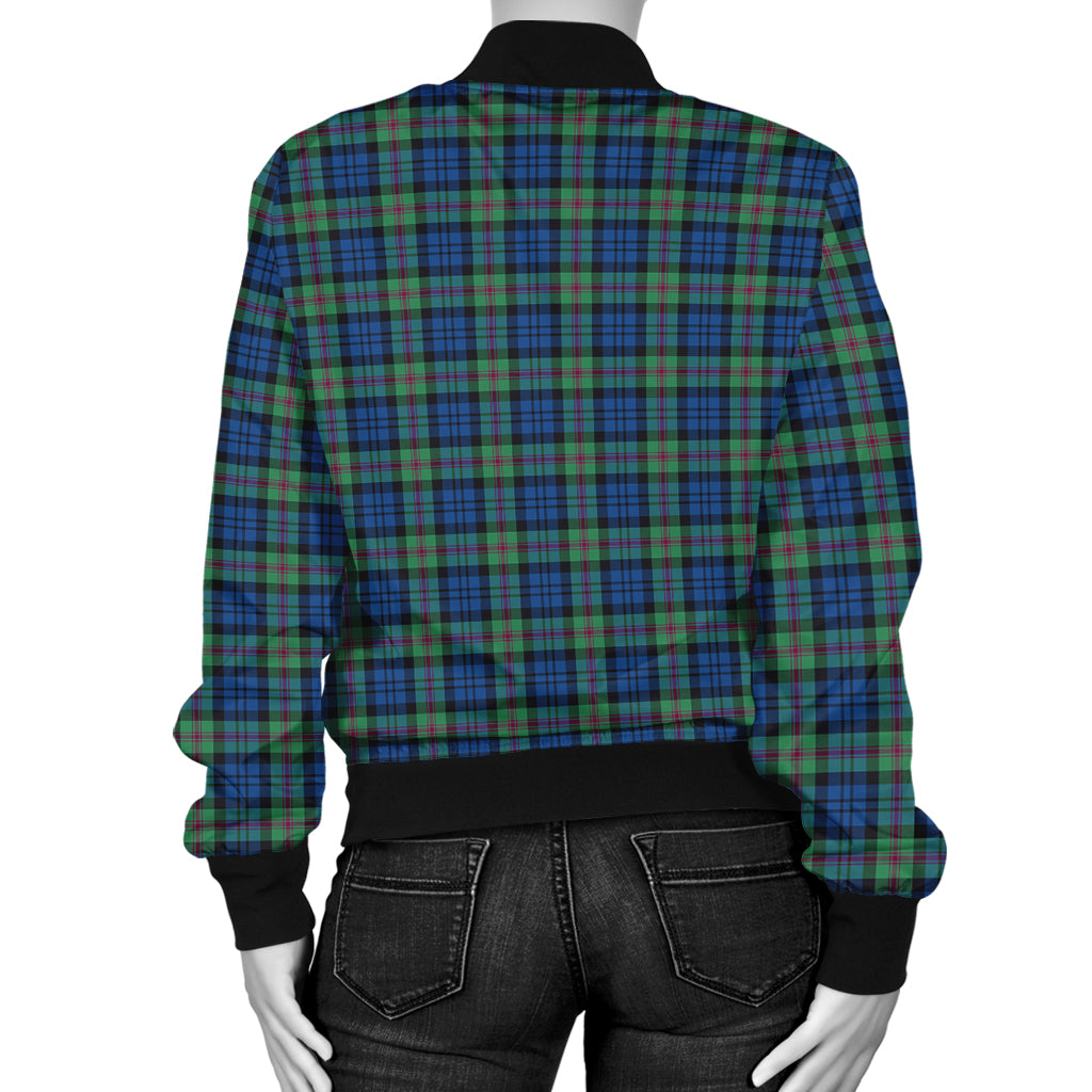 Baird Ancient Tartan Bomber Jacket with Family Crest - Tartanvibesclothing