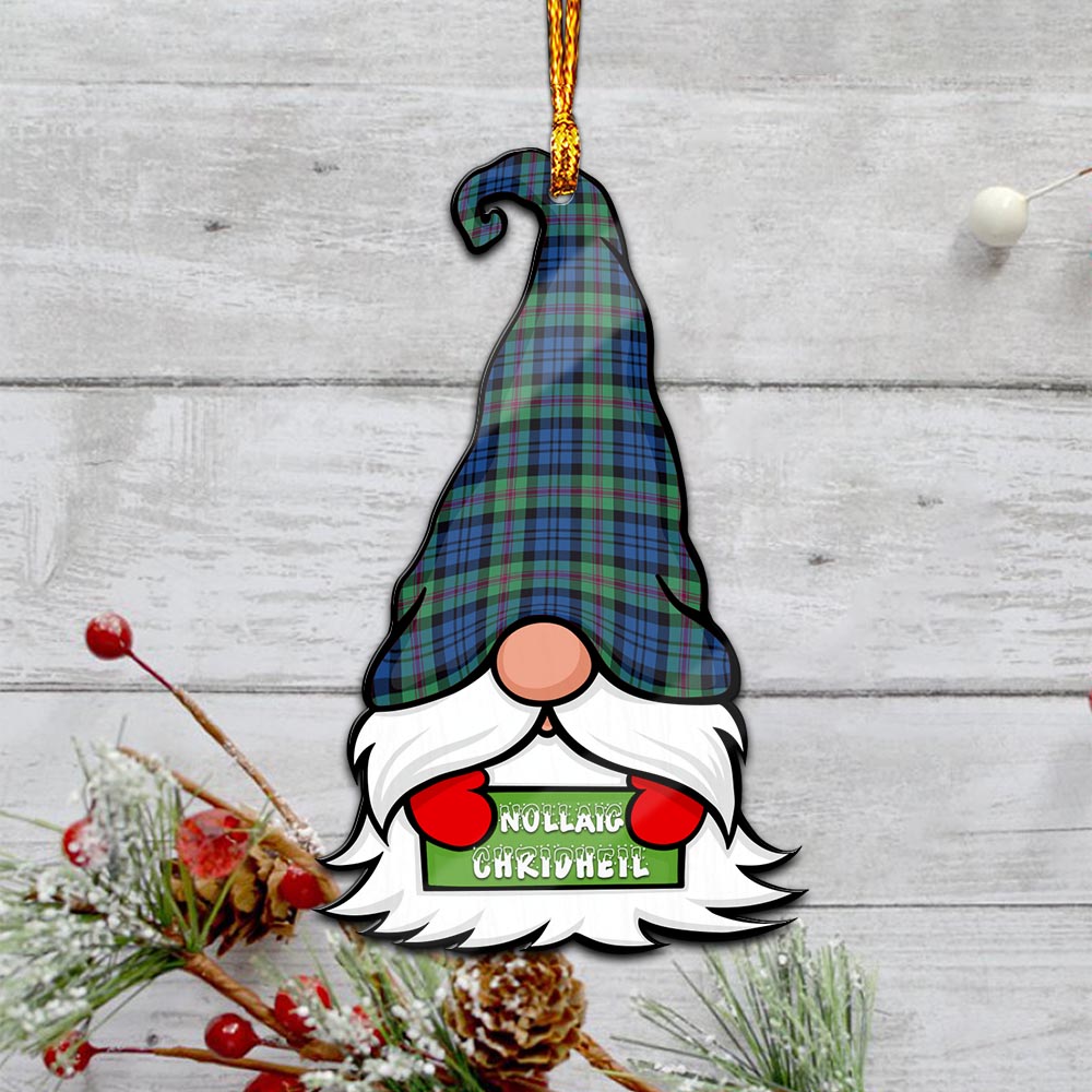 Baird Ancient Gnome Christmas Ornament with His Tartan Christmas Hat - Tartan Vibes Clothing