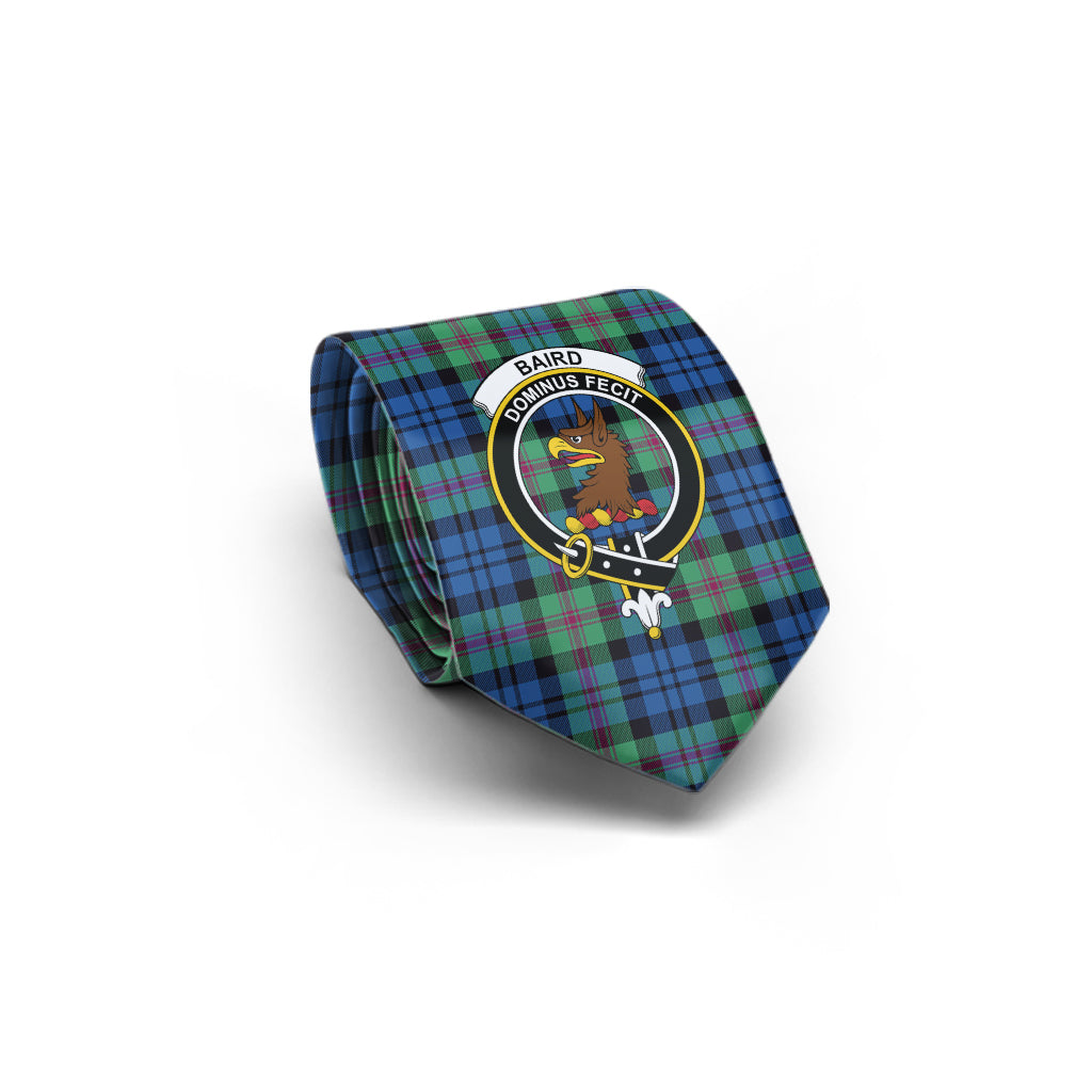 Baird Ancient Tartan Classic Necktie with Family Crest - Tartan Vibes Clothing