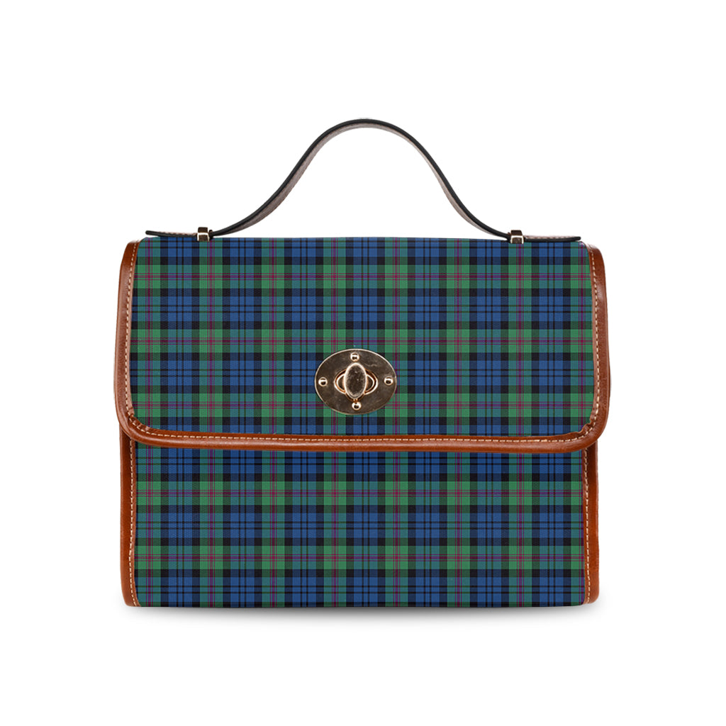 Baird Ancient Tartan Leather Strap Waterproof Canvas Bag - Tartanvibesclothing