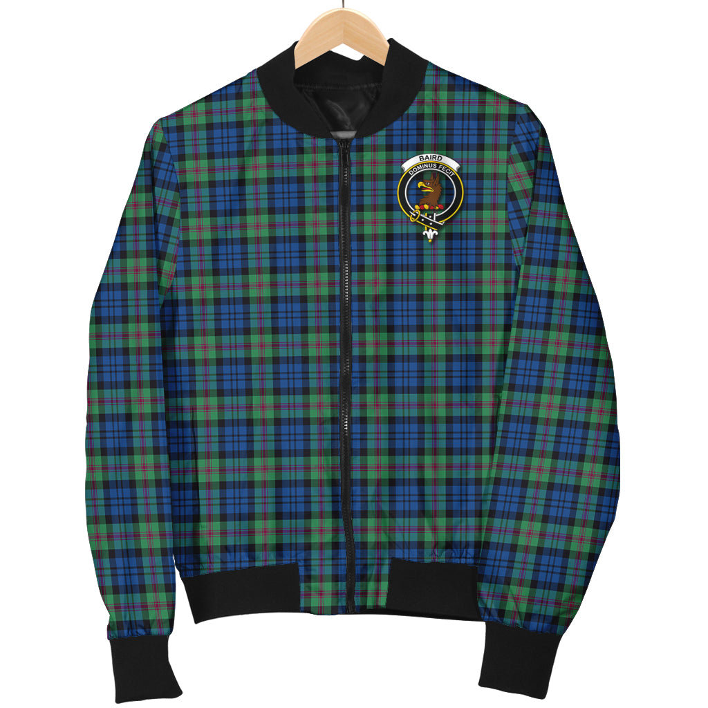 Baird Ancient Tartan Bomber Jacket with Family Crest - Tartanvibesclothing