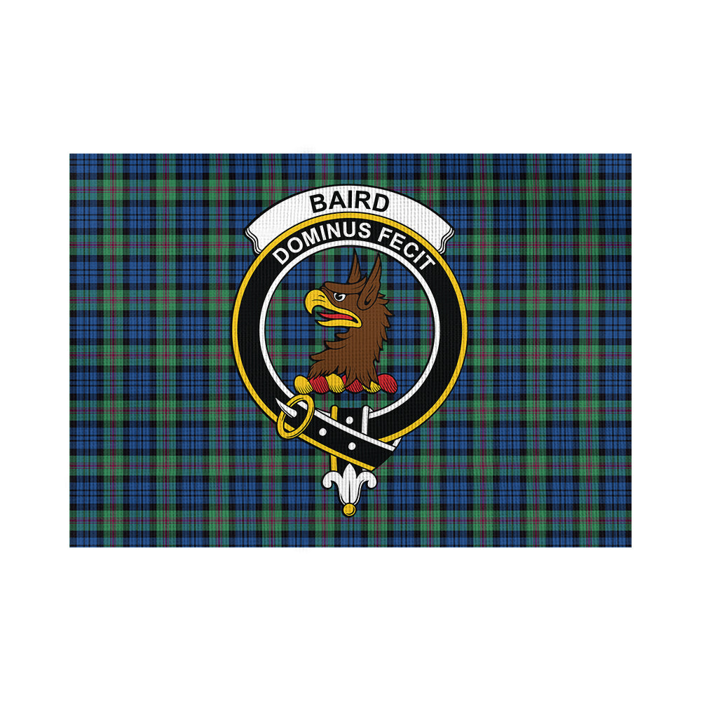 Baird Ancient Tartan Flag with Family Crest - Tartanvibesclothing