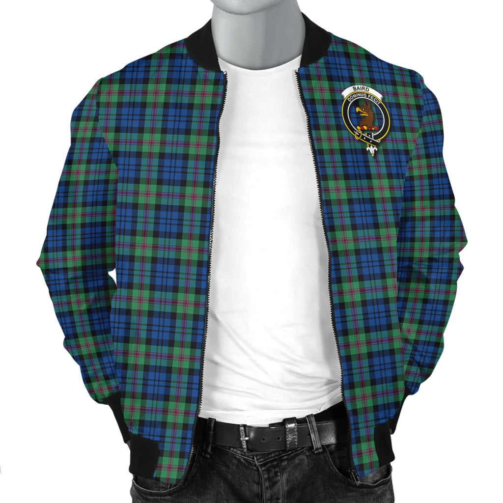 Baird Ancient Tartan Bomber Jacket with Family Crest - Tartanvibesclothing