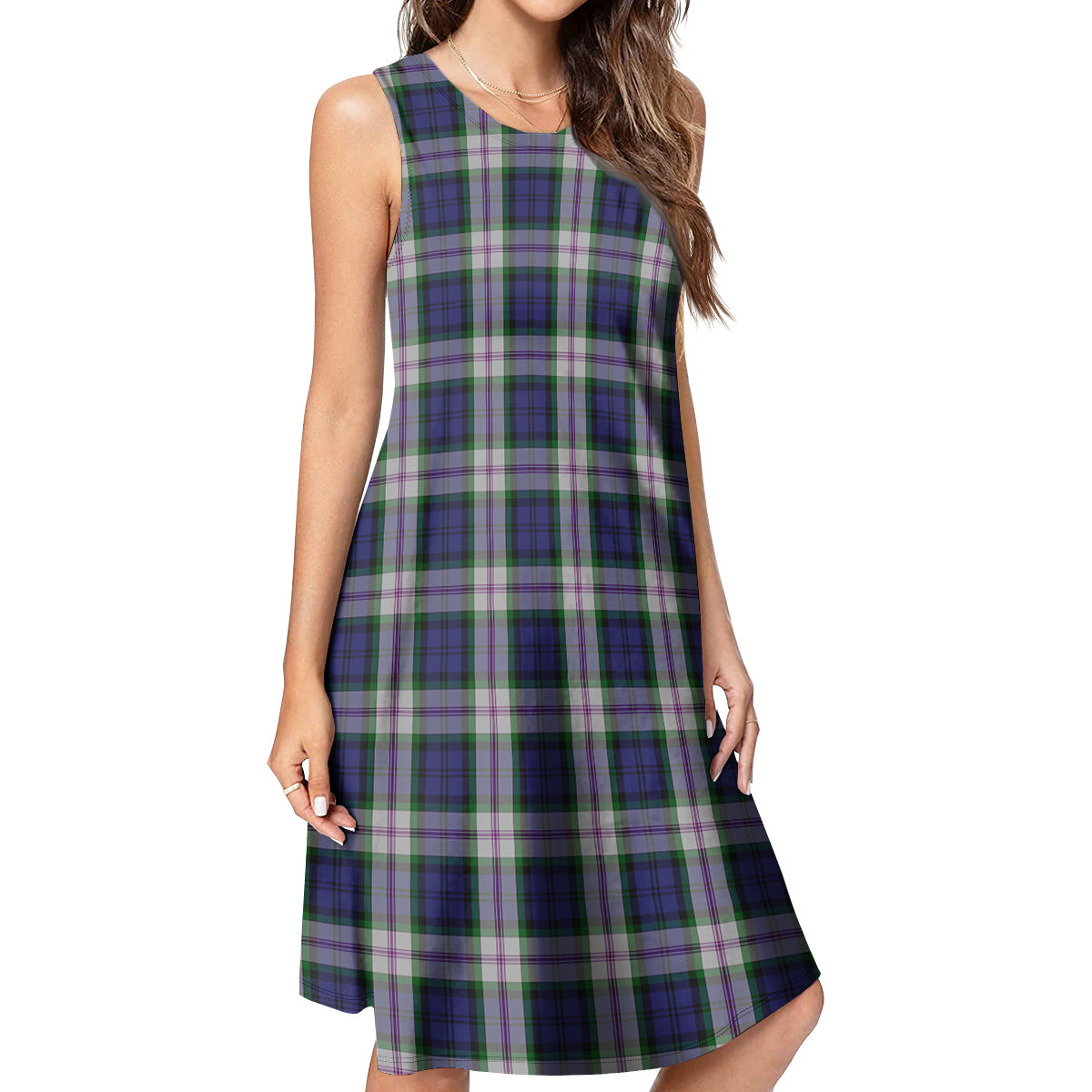 Baird Dress Tartan Womens Casual Dresses - Tartanvibesclothing