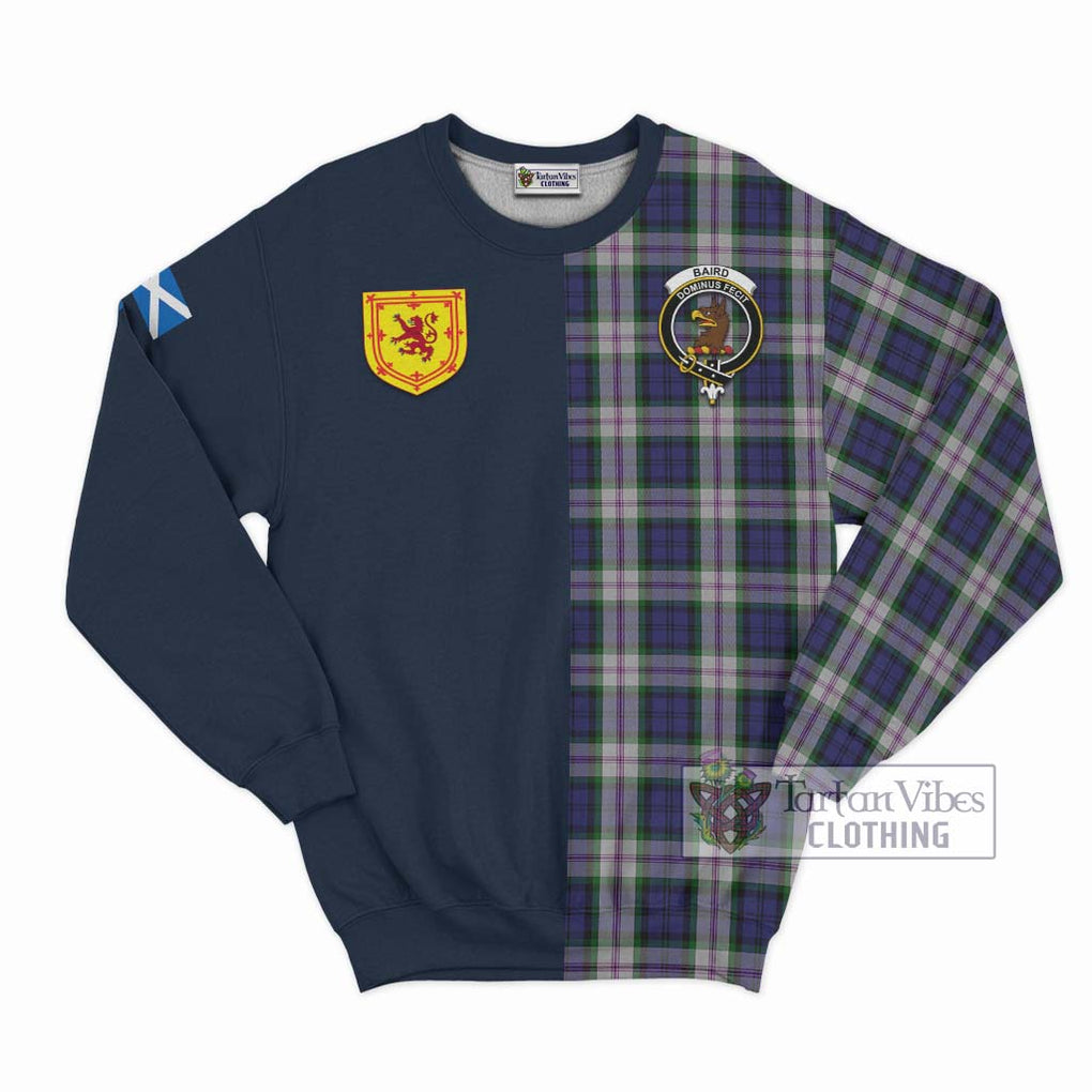 Tartan Vibes Clothing Baird Dress Tartan Sweatshirt with Scottish Lion Royal Arm Half Style