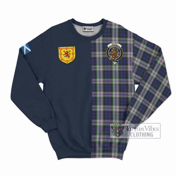 Baird Dress Tartan Sweatshirt with Scottish Lion Royal Arm Half Style