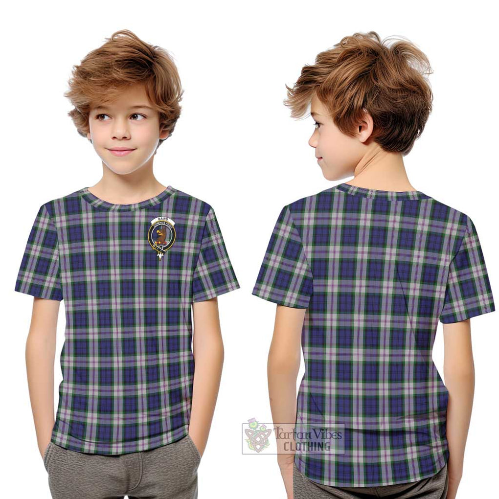 Baird Dress Tartan Kid T-Shirt with Family Crest Youth XL Size14 - Tartanvibesclothing Shop