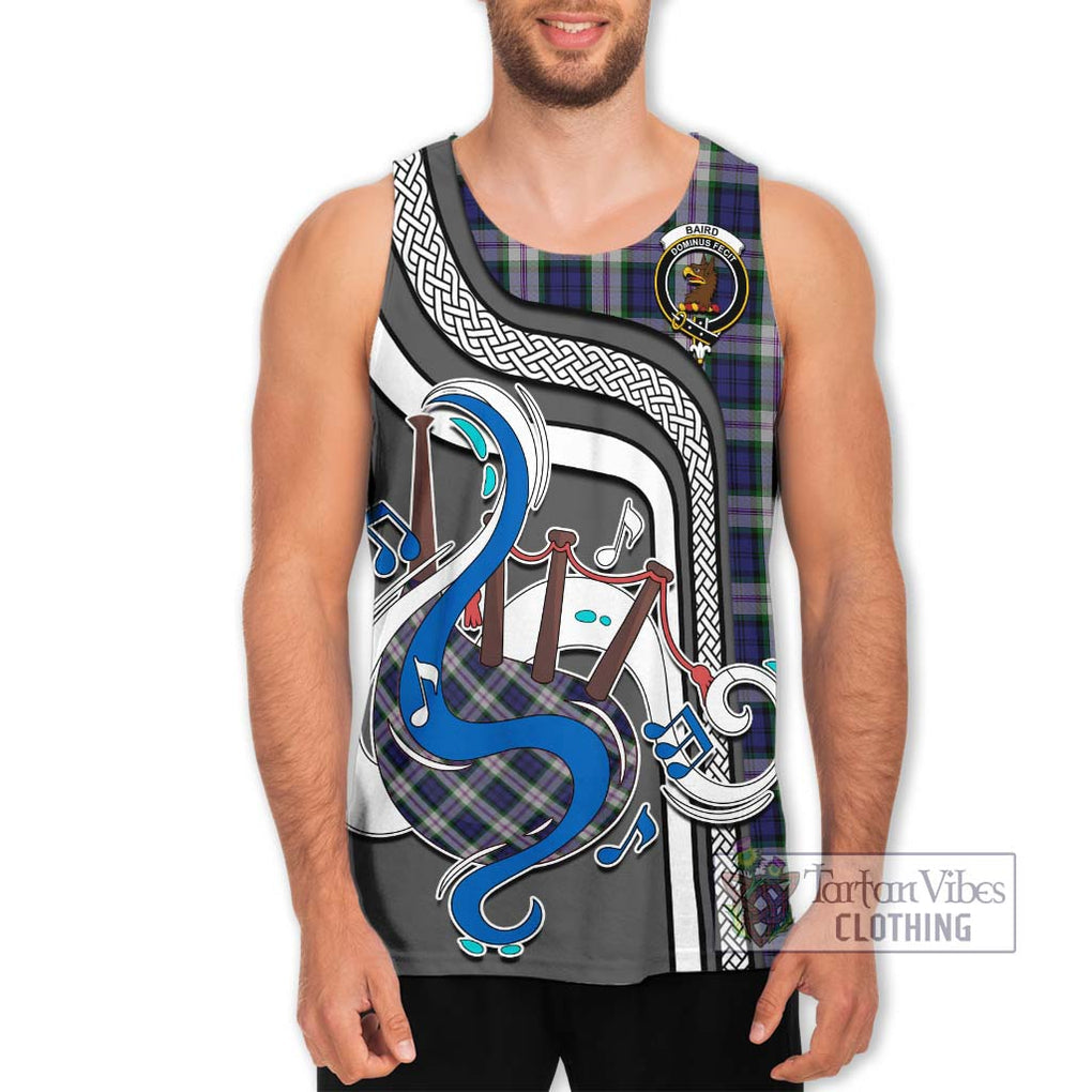 Baird Dress Tartan Men's Tank Top with Epic Bagpipe Style Men - Tartanvibesclothing Shop