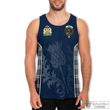 Baird Dress Tartan Men's Tanks Top with Family Crest and Scottish Thistle Vibes Sport Style