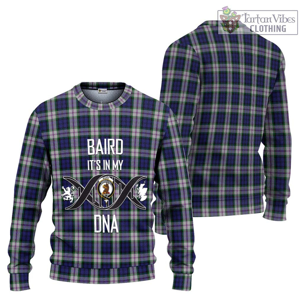 Baird Dress Tartan Knitted Sweater with Family Crest DNA In Me Style Unisex - Tartanvibesclothing Shop