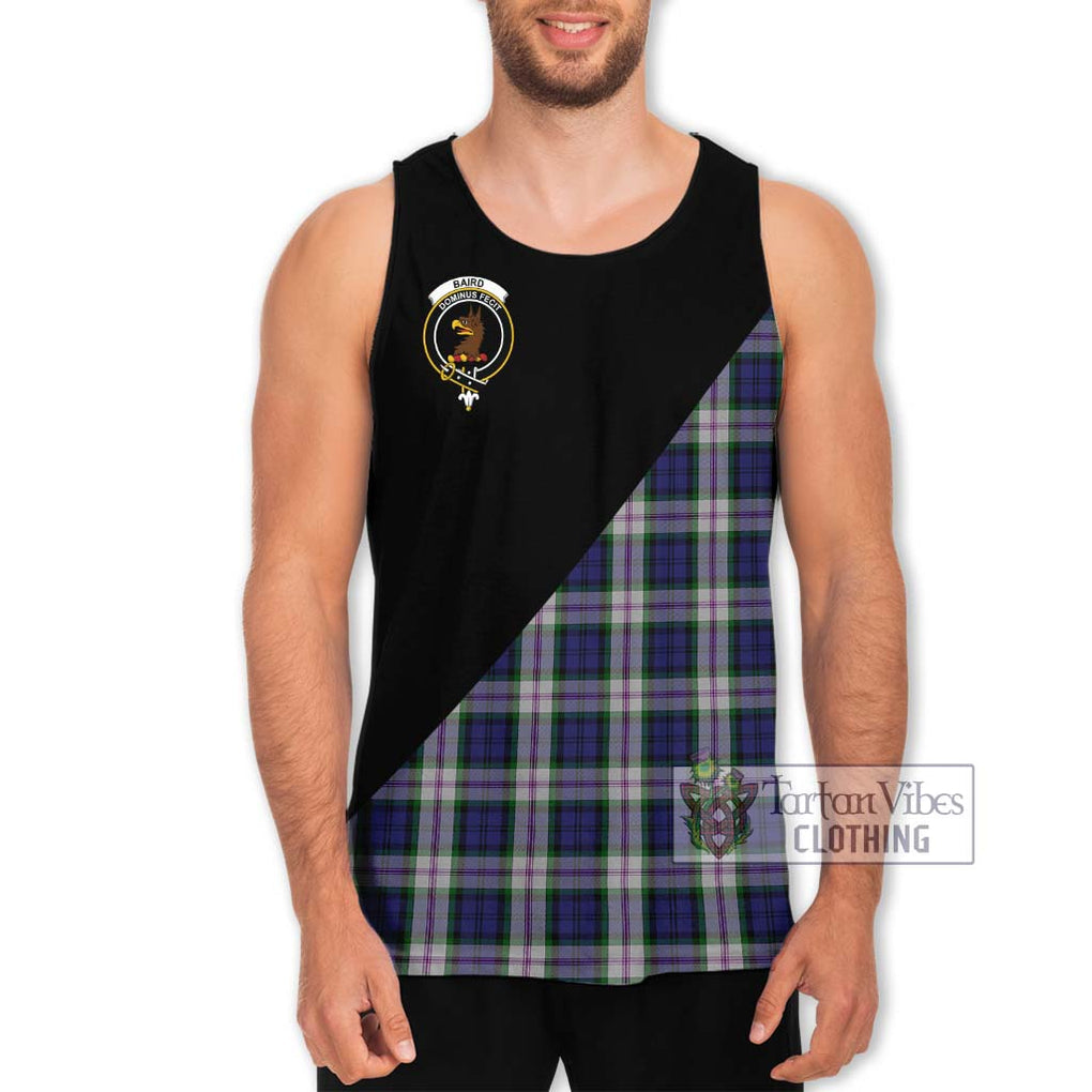 Baird Dress Tartan Men's Tank Top with Family Crest and Military Logo Style Men - Tartanvibesclothing Shop