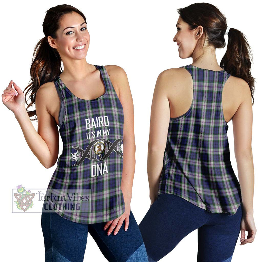 Baird Dress Tartan Women's Racerback Tanks with Family Crest DNA In Me Style 4XL - Tartanvibesclothing Shop