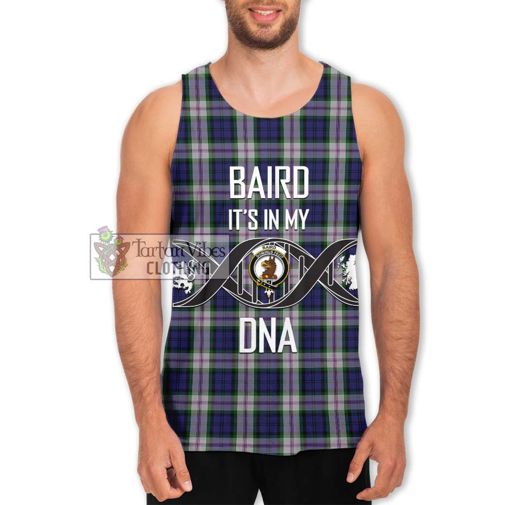 Baird Dress Tartan Men's Tank Top with Family Crest DNA In Me Style Men - Tartanvibesclothing Shop