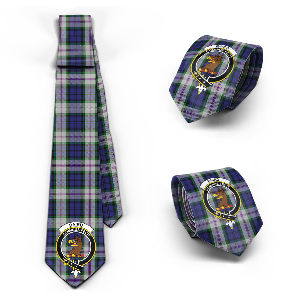 Baird Dress Tartan Classic Necktie with Family Crest Necktie One Size - Tartanvibesclothing