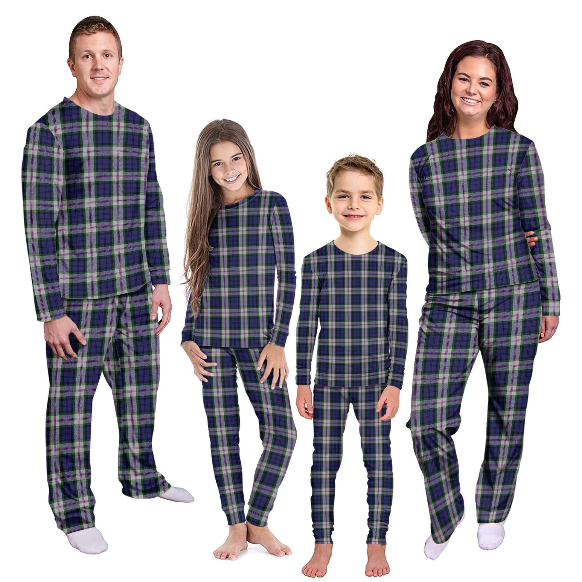 Baird Dress Tartan Pajamas Family Set - Tartanvibesclothing