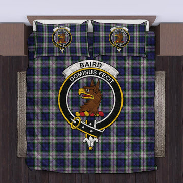 Baird Dress Tartan Quilt Bed Set with Family Crest