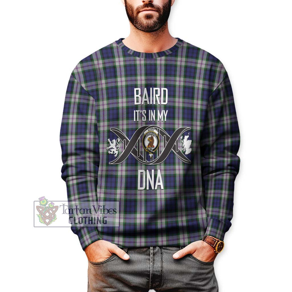 Baird Dress Tartan Sweatshirt with Family Crest DNA In Me Style Unisex - Tartanvibesclothing Shop