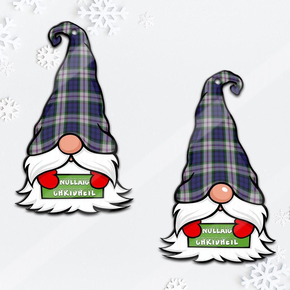 Baird Dress Gnome Christmas Ornament with His Tartan Christmas Hat Mica Ornament - Tartanvibesclothing