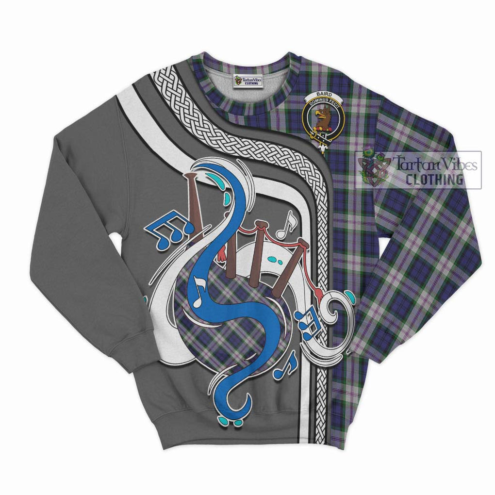 Baird Dress Tartan Sweatshirt with Epic Bagpipe Style - Tartanvibesclothing Shop