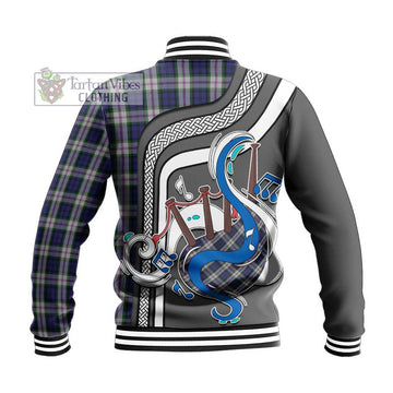 Baird Dress Tartan Baseball Jacket with Epic Bagpipe Style