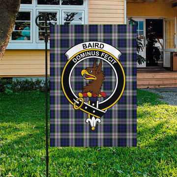 Baird Dress Tartan Flag with Family Crest