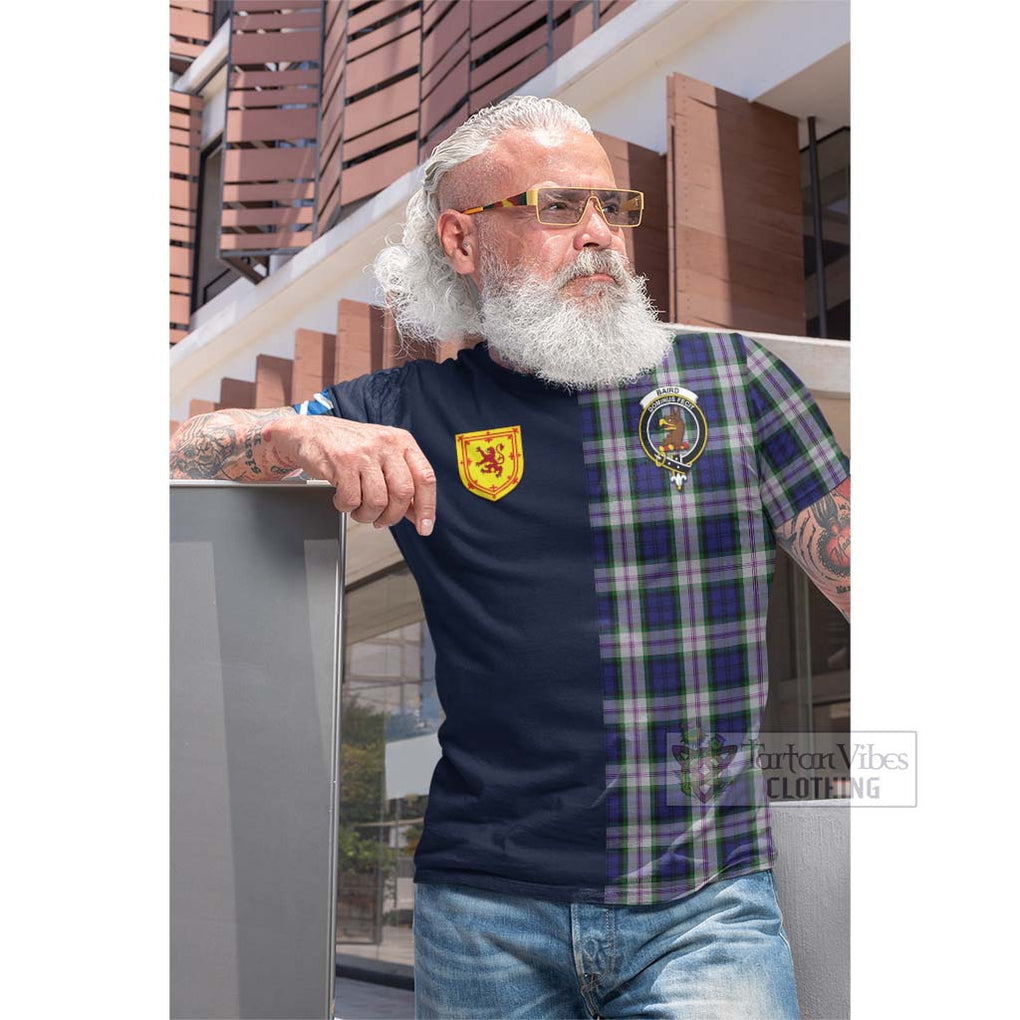 Tartan Vibes Clothing Baird Dress Tartan Cotton T-shirt with Scottish Lion Royal Arm Half Style