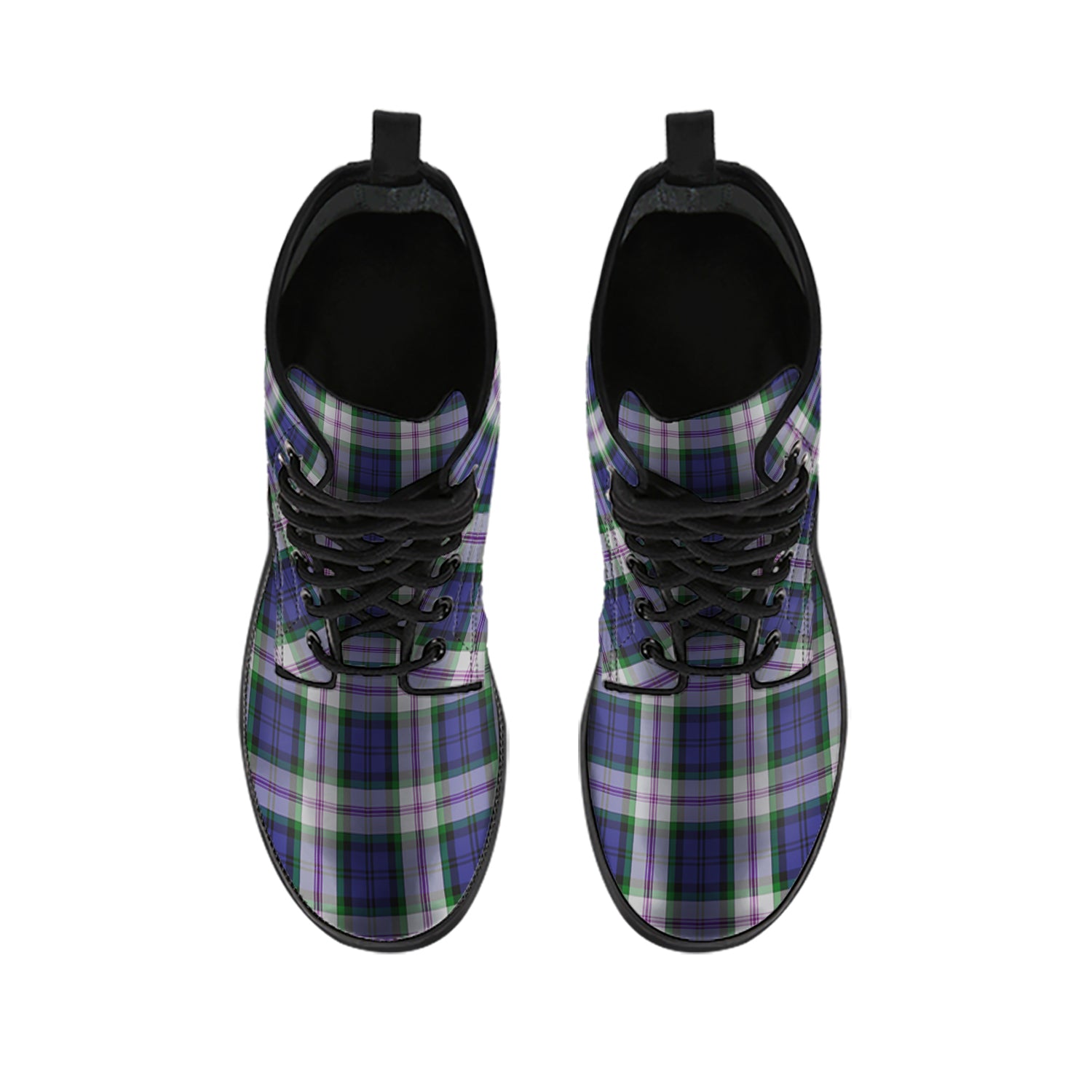 Baird Dress Tartan Leather Boots - Tartanvibesclothing