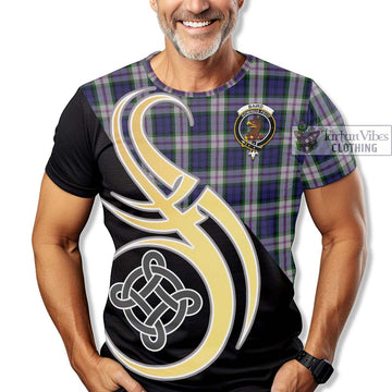 Baird Dress Tartan T-Shirt with Family Crest and Celtic Symbol Style