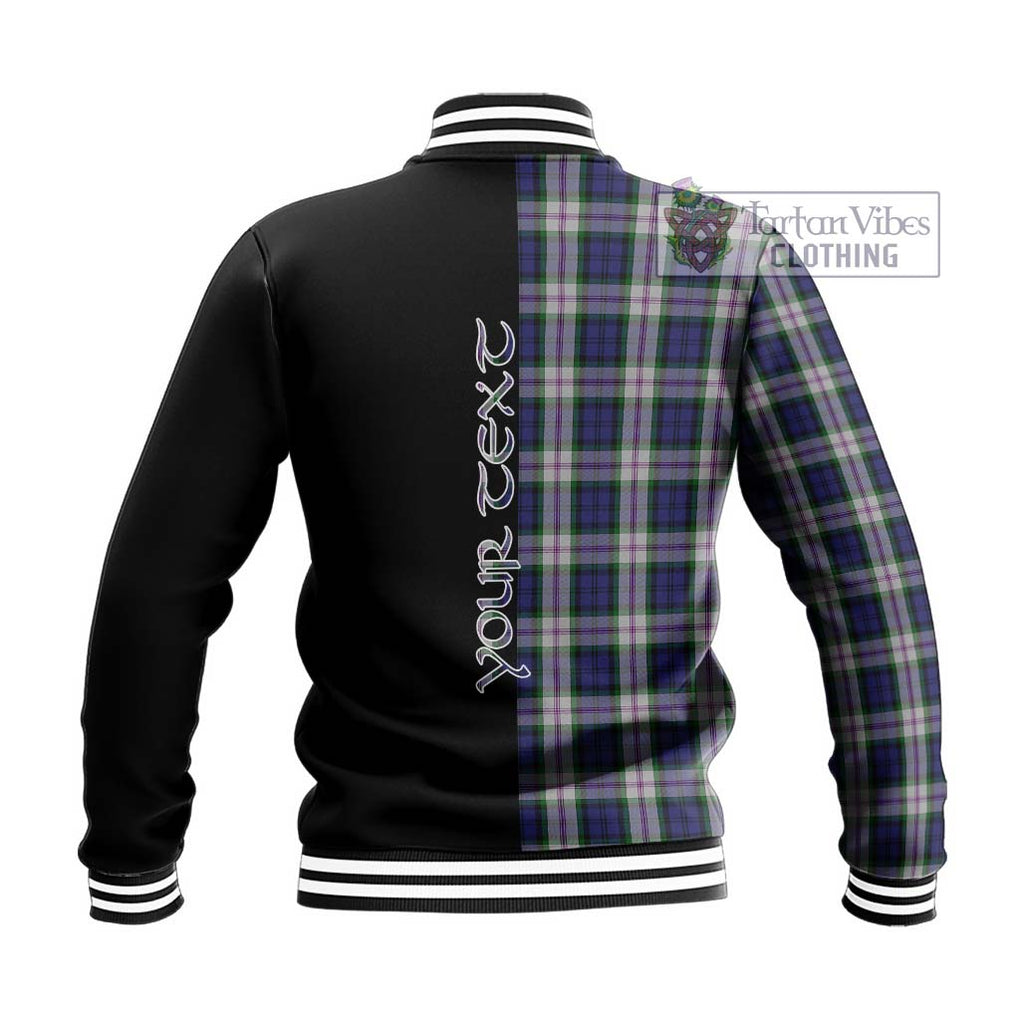 Baird Dress Tartan Baseball Jacket with Family Crest and Half Of Me Style - Tartanvibesclothing Shop