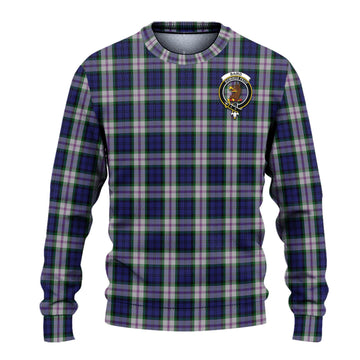 Baird Dress Tartan Knitted Sweater with Family Crest