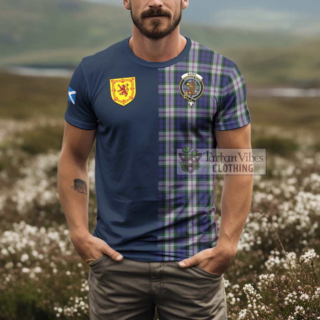 Tartan Vibes Clothing Baird Dress Tartan T-Shirt Alba with Scottish Lion Royal Arm Half Style