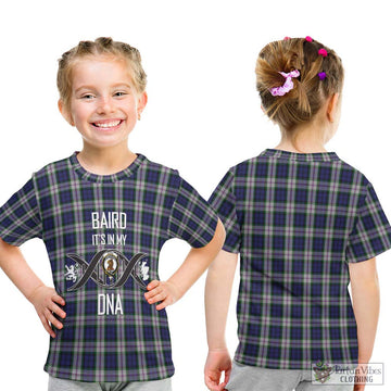 Baird Dress Tartan Kid T-Shirt with Family Crest DNA In Me Style