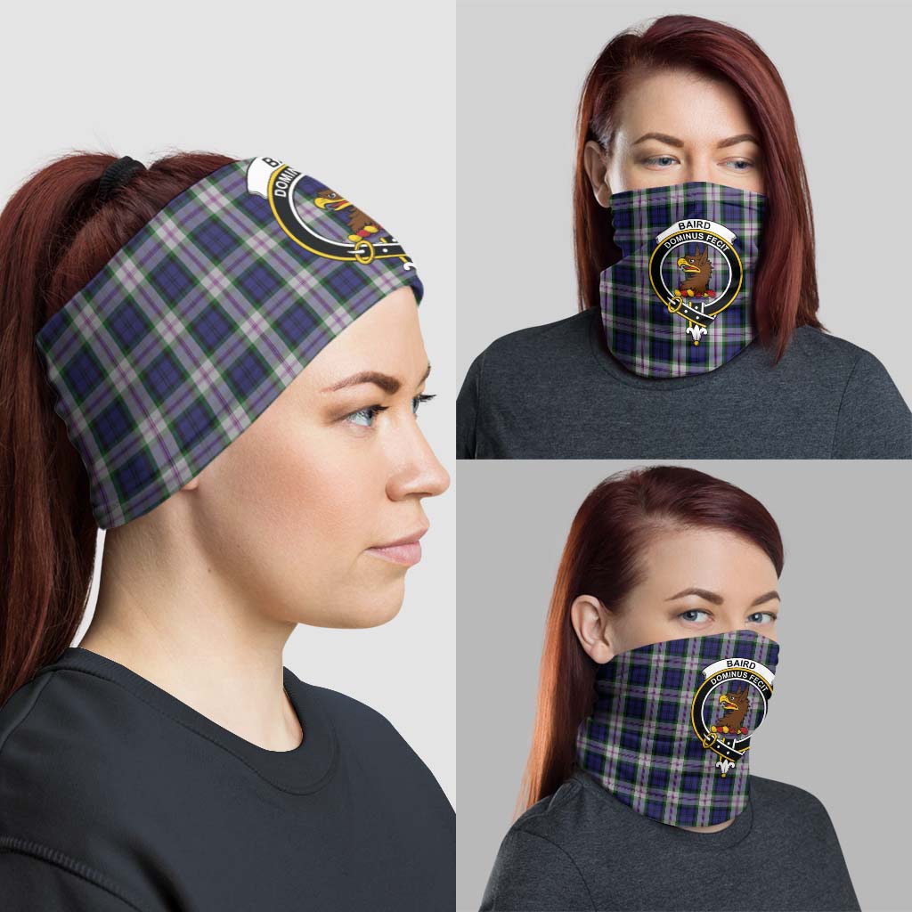 Baird Dress Tartan Neck Gaiters, Tartan Bandanas, Tartan Head Band with Family Crest