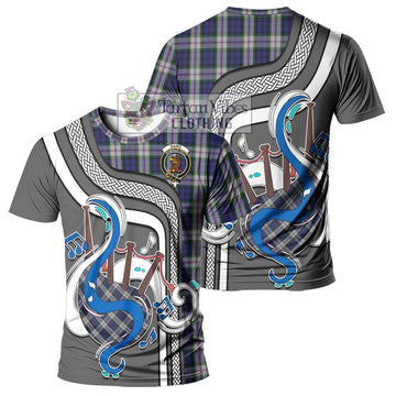 Baird Dress Tartan T-Shirt with Epic Bagpipe Style